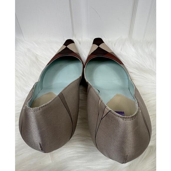 Emilio Pucci Women's Pointed Toe Pumps Size 40 / 9 NWOB Satin Colorblock Heels - Picture 7 of 9